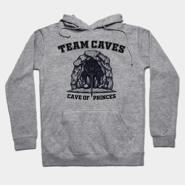 Team Caves Hoodie by CrimsonHaze